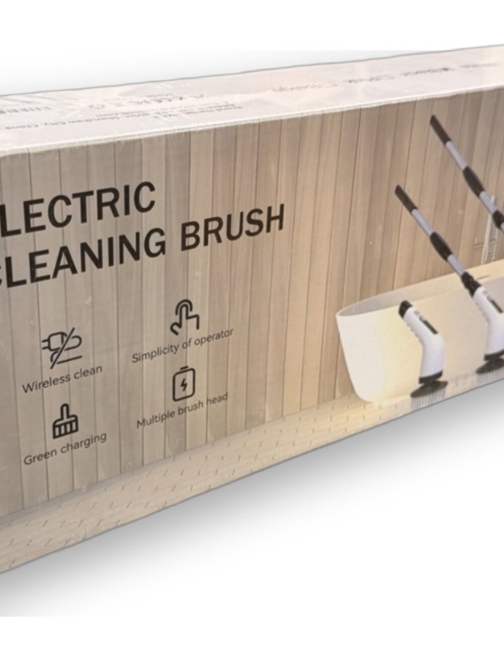 HKFIF Electric Spin Scrubber Cordless Cleaning Brush NIB
